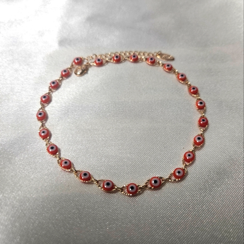 NEW THE CLASSIC EVIL EYE BRACELET (RED)